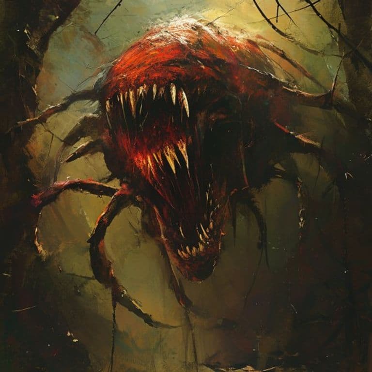 Mordant Snare — fantasy monster illustration