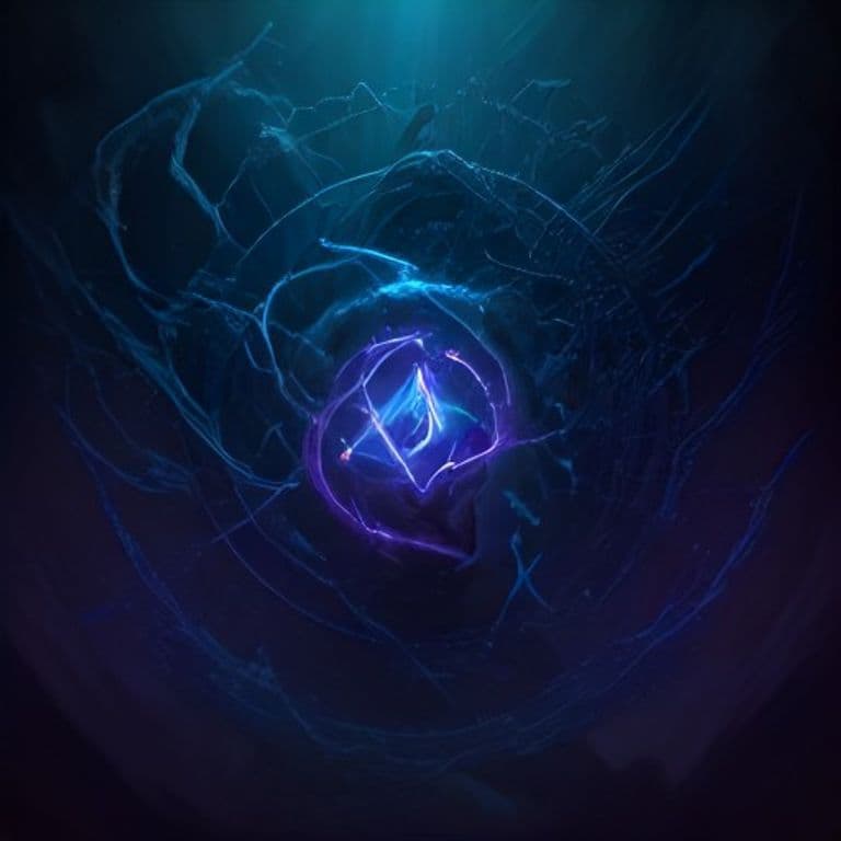 Aura of Protection or Destruction — fantasy spell effect illustration. Aura of Protection or Destruction is a 3rd-level abjuration available to Cleric, Paladin.