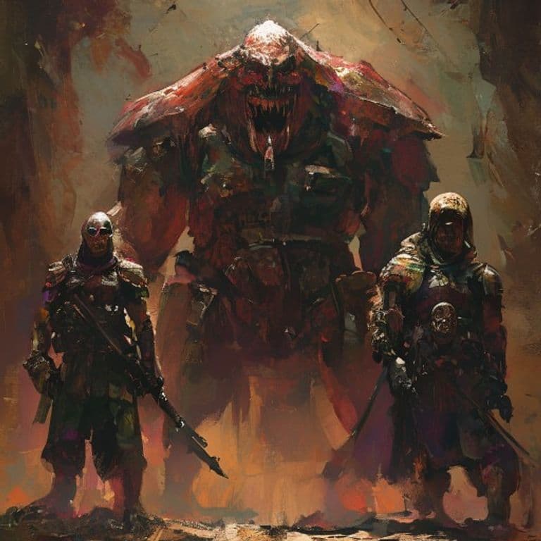 Soldier Squad — fantasy monster illustration
