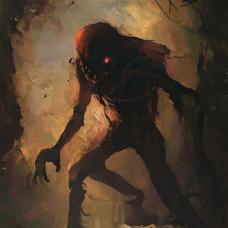 Derro Shadowseeker — fantasy monster illustration