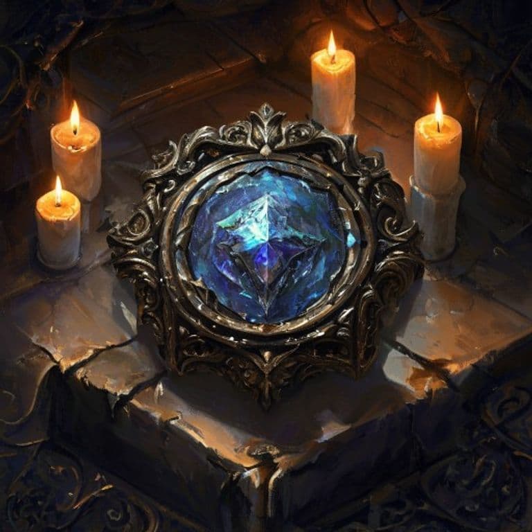 Recondite Shield — fantasy item illustration