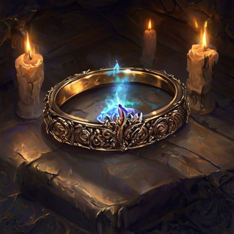 Ring of Resistance — fantasy item illustration