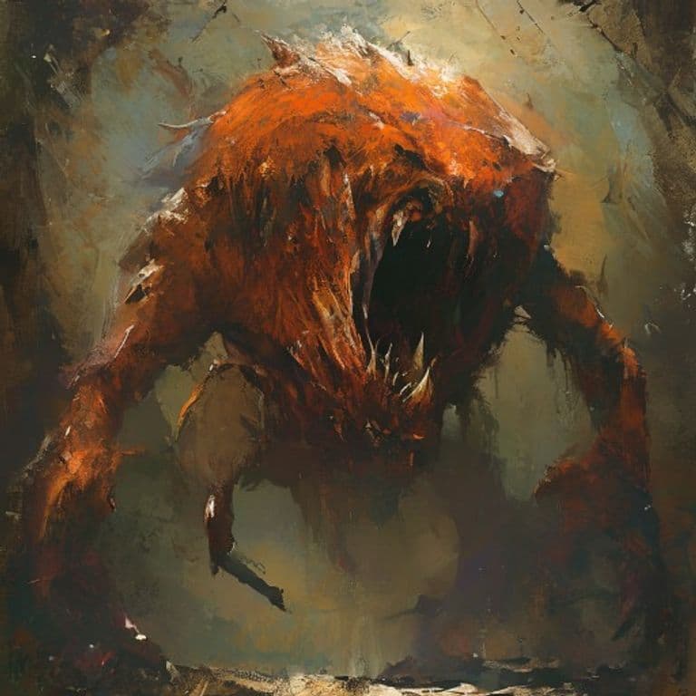 Rust Monster — fantasy monster illustration