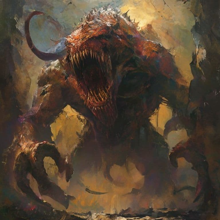 Tarrasque — fantasy monster illustration