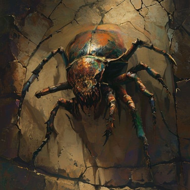 Scarab, Ruin — fantasy monster illustration