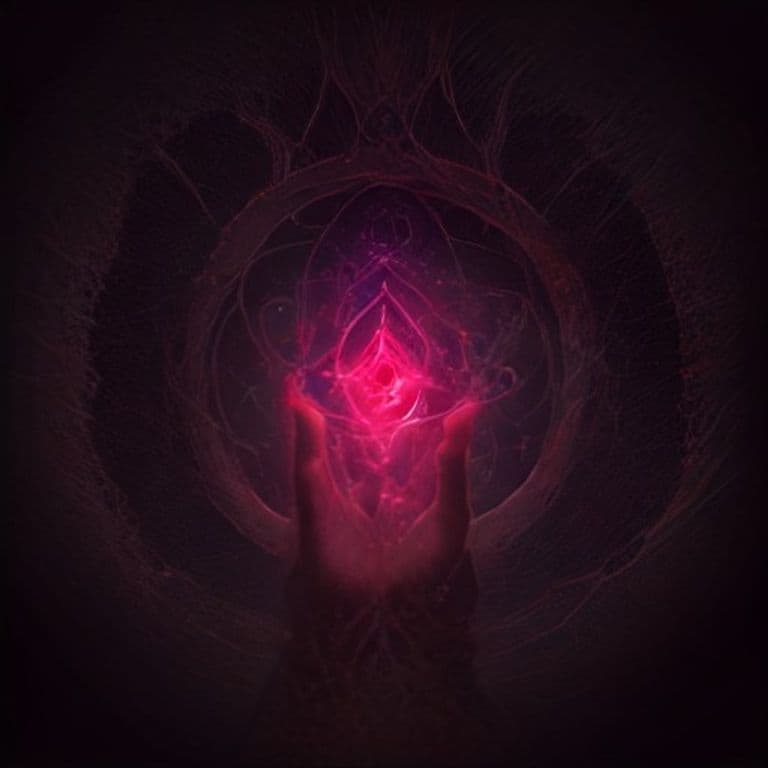 Blood Puppet — fantasy spell effect illustration. Blood Puppet is a 4th-level transmutation available to Cleric, Sorcerer, Wizard.