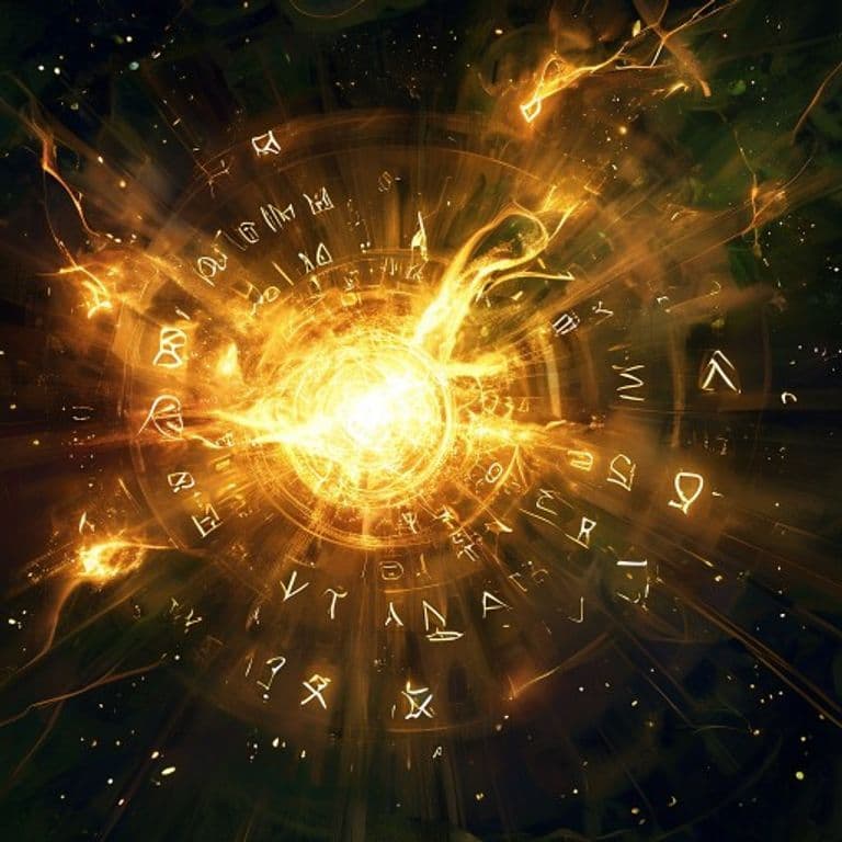 Move Earth — fantasy spell effect illustration