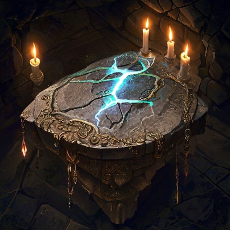 Stolen Thunder — fantasy item illustration