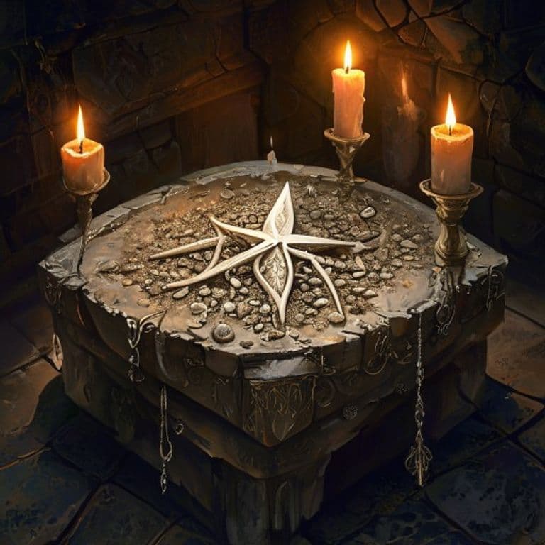 Ashes of the Fallen — fantasy item illustration. Ashes of the Fallen is a magic item (wondrous item) of rare rarity.