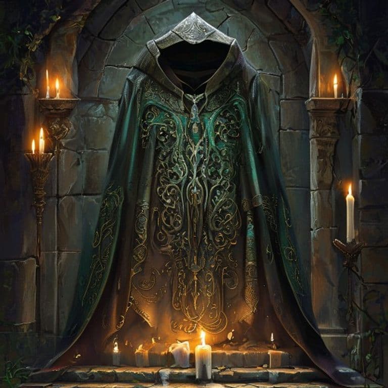 Cloak of the Eel — fantasy item illustration. Cloak of the Eel is a magic item (wondrous item) of uncommon rarity.