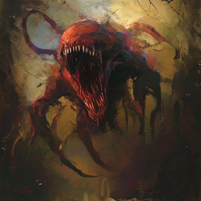 Voidling — fantasy monster illustration
