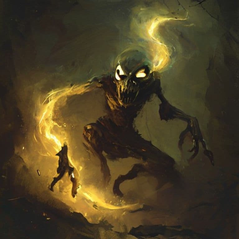 Will-o-Wisp — fantasy monster illustration