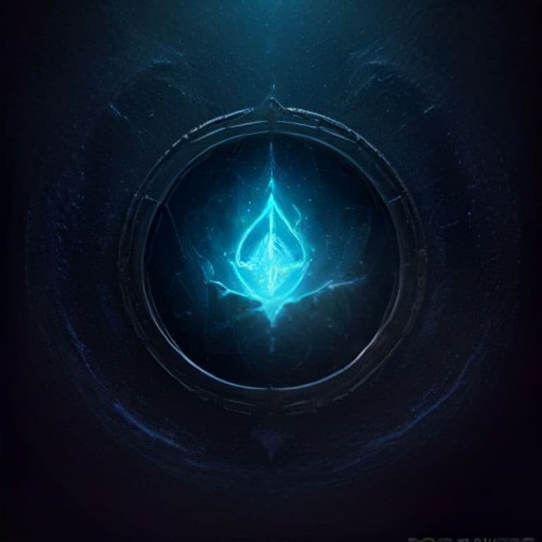 Bottled Arcana — fantasy spell effect illustration. Bottled Arcana is a 5th-level transmutation.