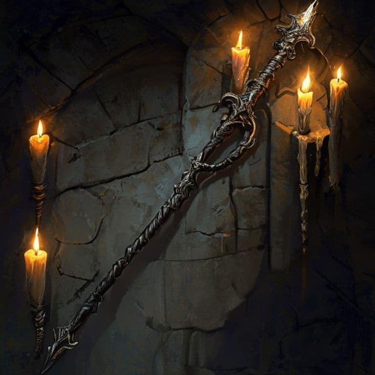 Tamer's Whip — fantasy item illustration