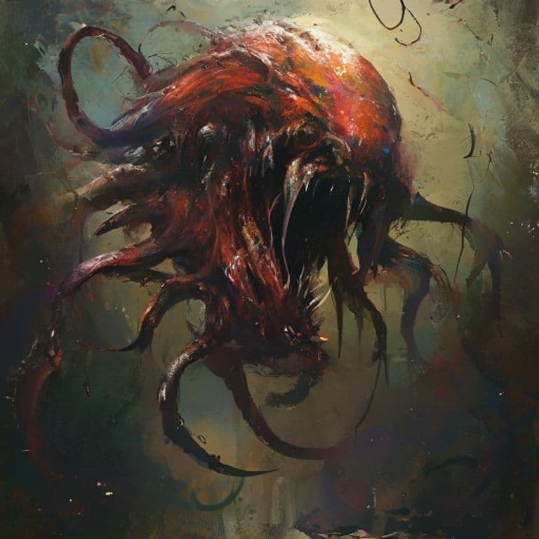 Shoggoth — fantasy monster illustration