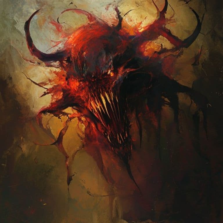 Soul Eater — fantasy monster illustration