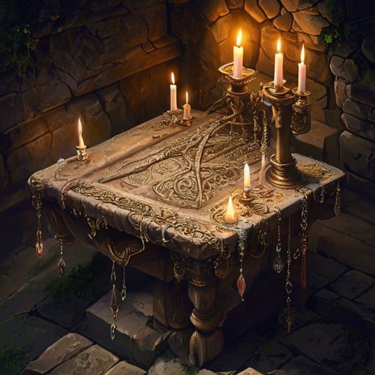Loom of Fate — fantasy item illustration