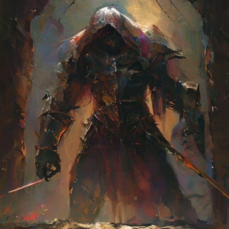 Knight Ab-errant — fantasy monster illustration