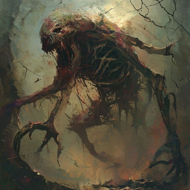 Rotting Wind — fantasy monster illustration