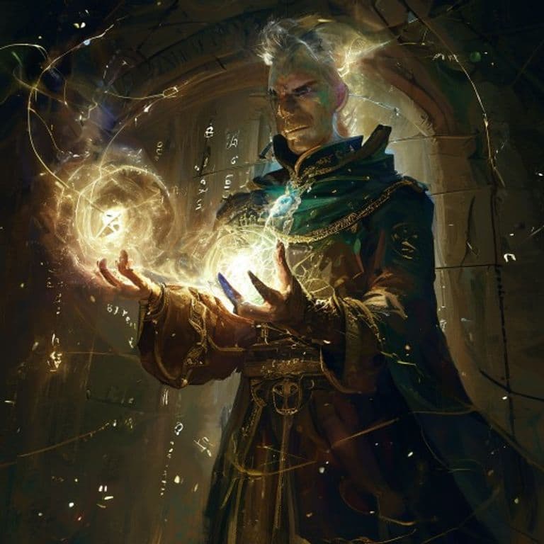 Speak with Dead — fantasy spell effect illustration