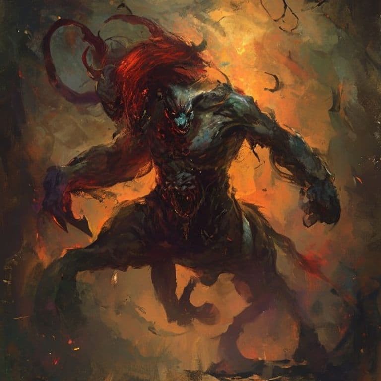 Infernal Centaur — fantasy monster illustration