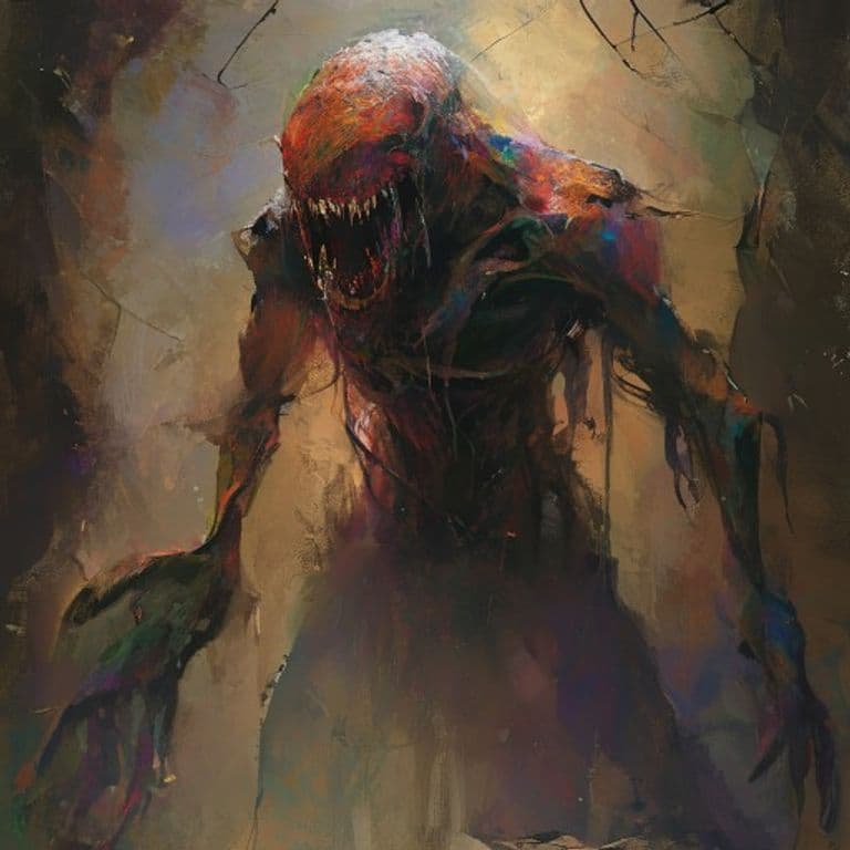 Edjet — fantasy monster illustration