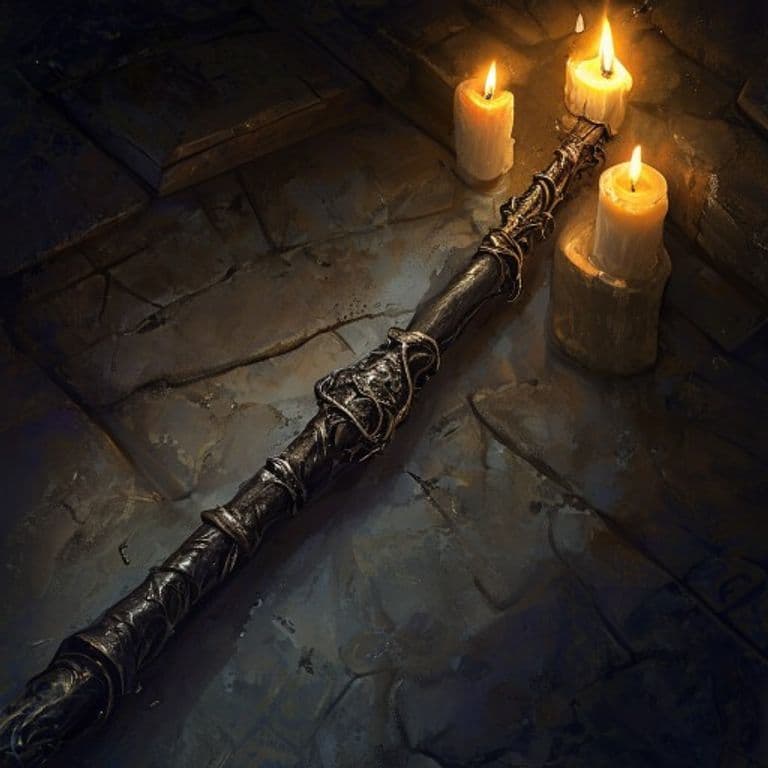 Wand of Secrets — fantasy item illustration