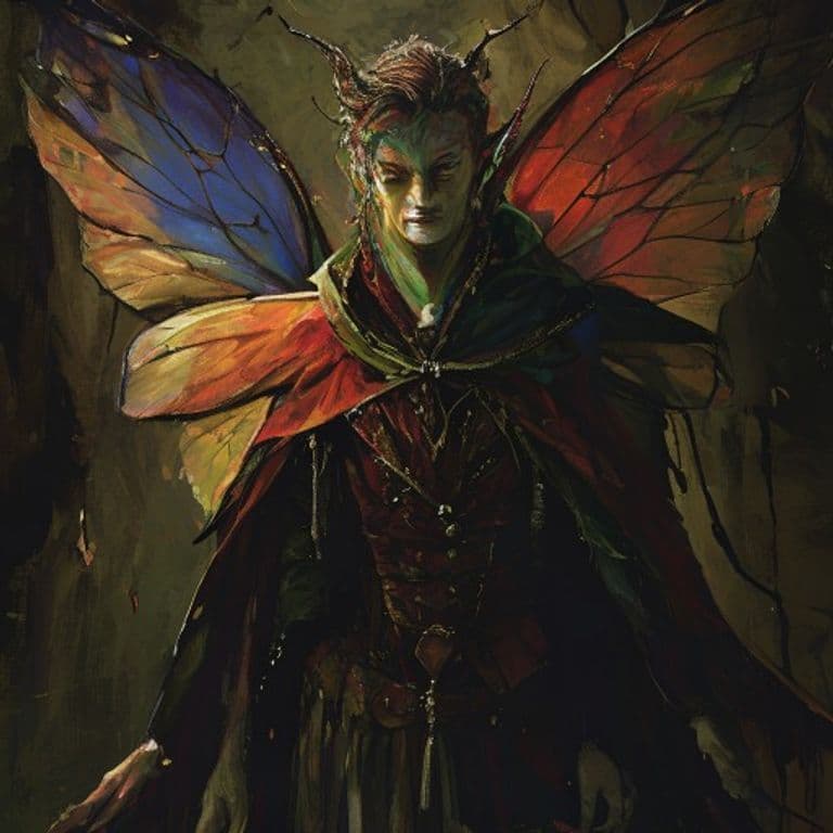 Faerie Noble — fantasy monster illustration