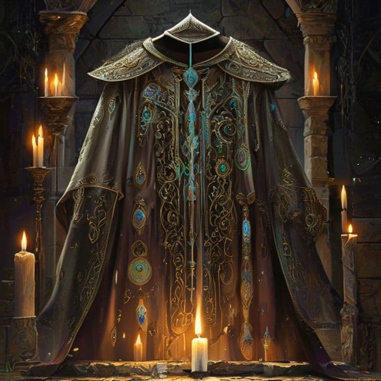 Robe of Eyes — fantasy item illustration