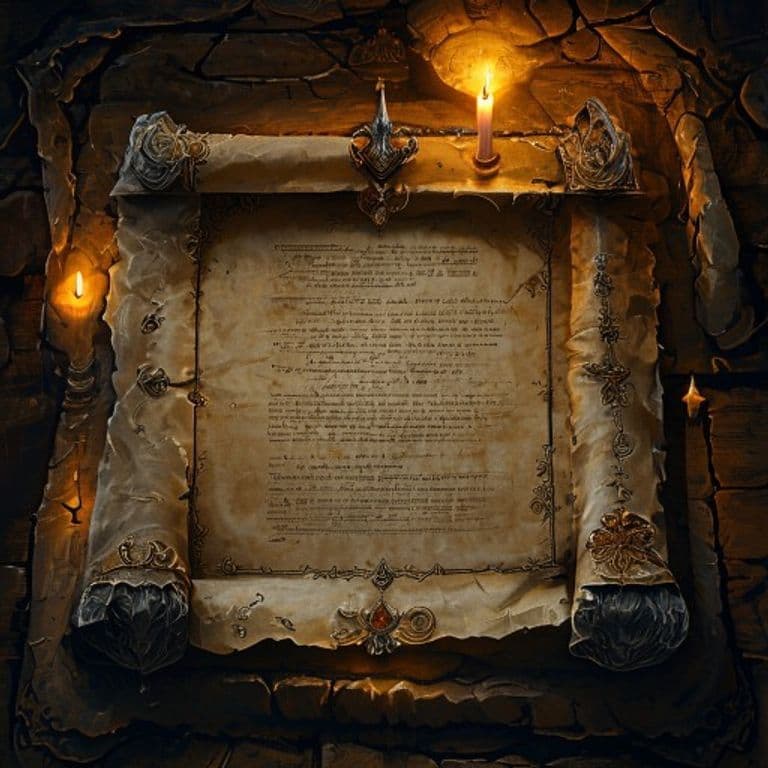 Scroll of Conjuring — fantasy item illustration