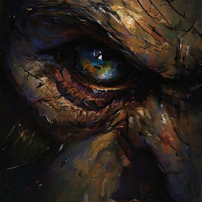 Warhordling Orc Eye — fantasy monster illustration
