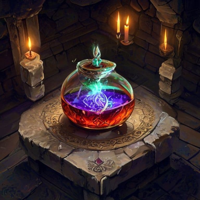 Cordial of Understanding — fantasy item illustration