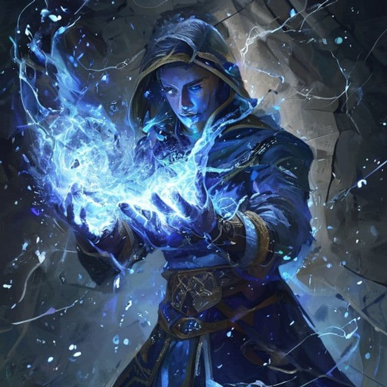 Icy Manipulation — fantasy spell effect illustration