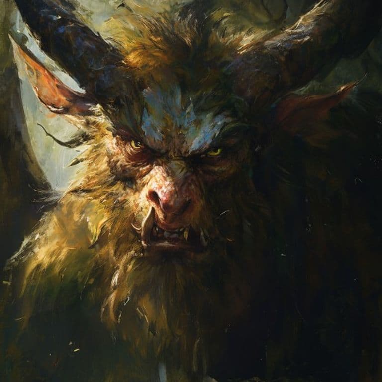 Púca — fantasy monster illustration