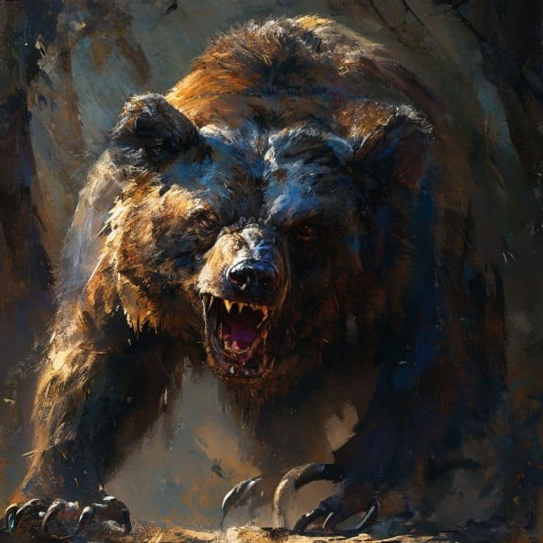 Drop Bear — fantasy monster illustration