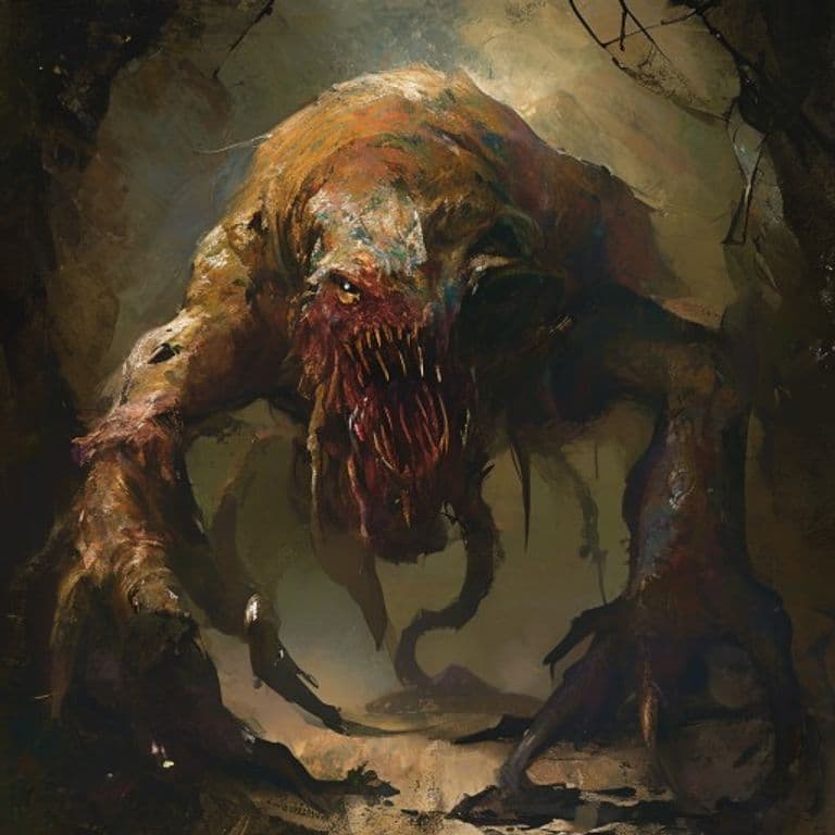 Ankheg Spawn — fantasy monster illustration