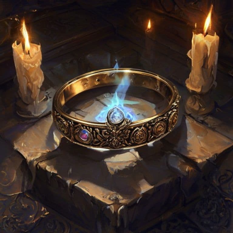 Ring of Arcane Adjustment — fantasy item illustration