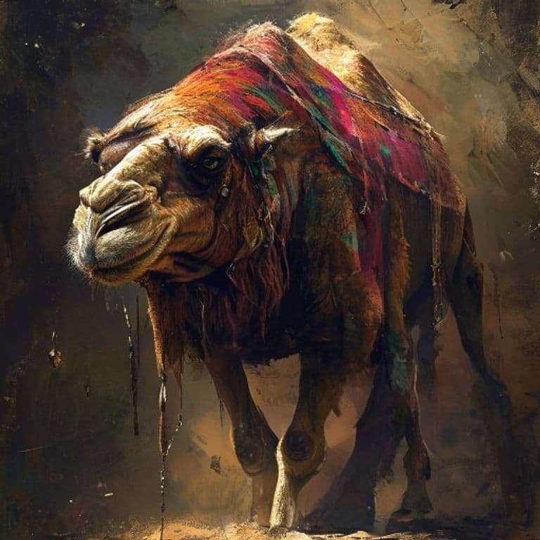 Camel — fantasy monster illustration