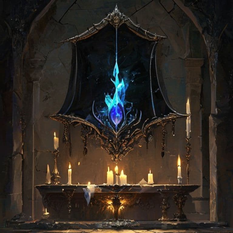 Sail of the Black Opal — fantasy item illustration