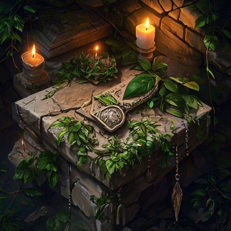 Jungle Mess Kit — fantasy item illustration