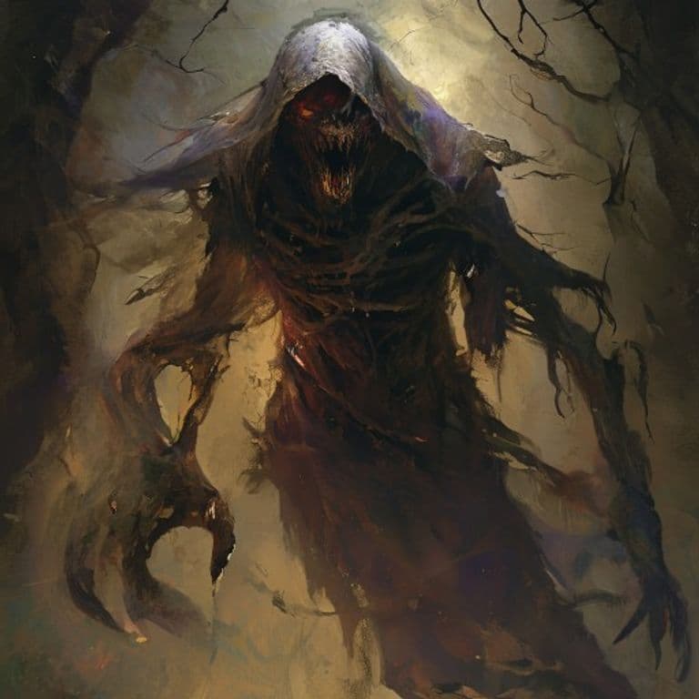 Wraith, Oathrot — fantasy monster illustration