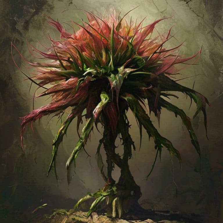 Alliumite, Husker — fantasy monster illustration