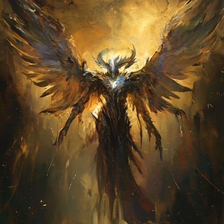 Angel, Zirnitran — fantasy monster illustration