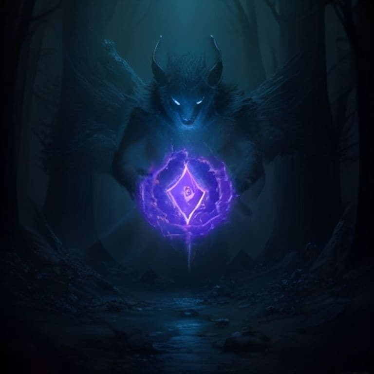 Cure Beast — fantasy spell effect illustration. Cure Beast is a 1st-level evocation available to Druid, Ranger.