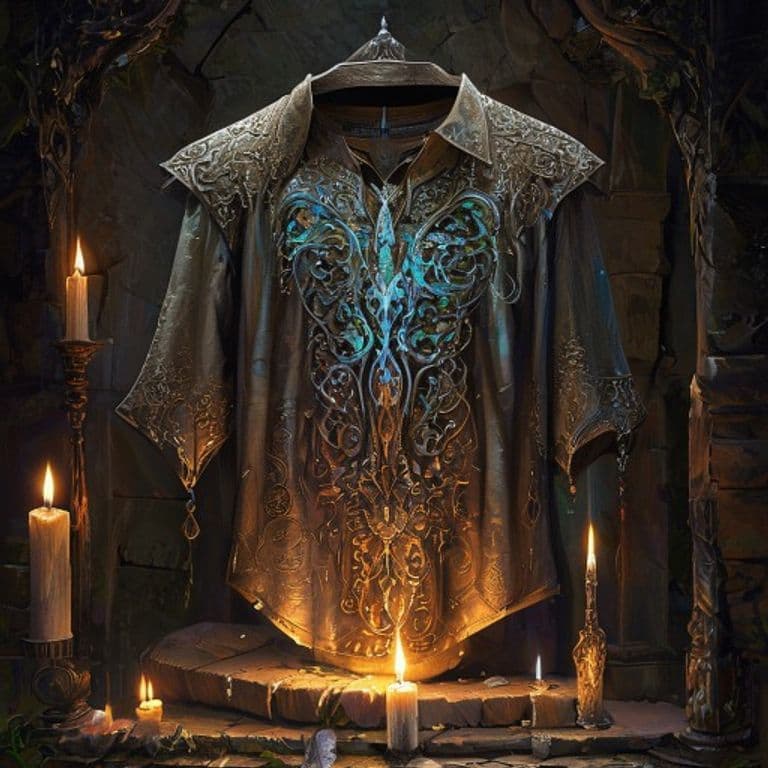 Shifting Shirt — fantasy item illustration