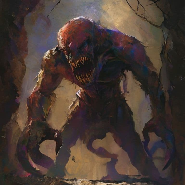 Derro, Voidwarped — fantasy monster illustration