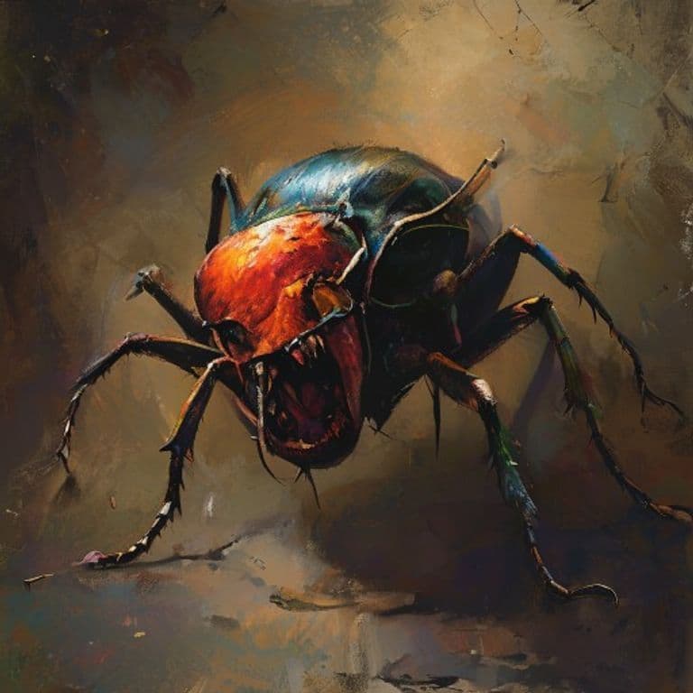 Conniption Bug — fantasy monster illustration