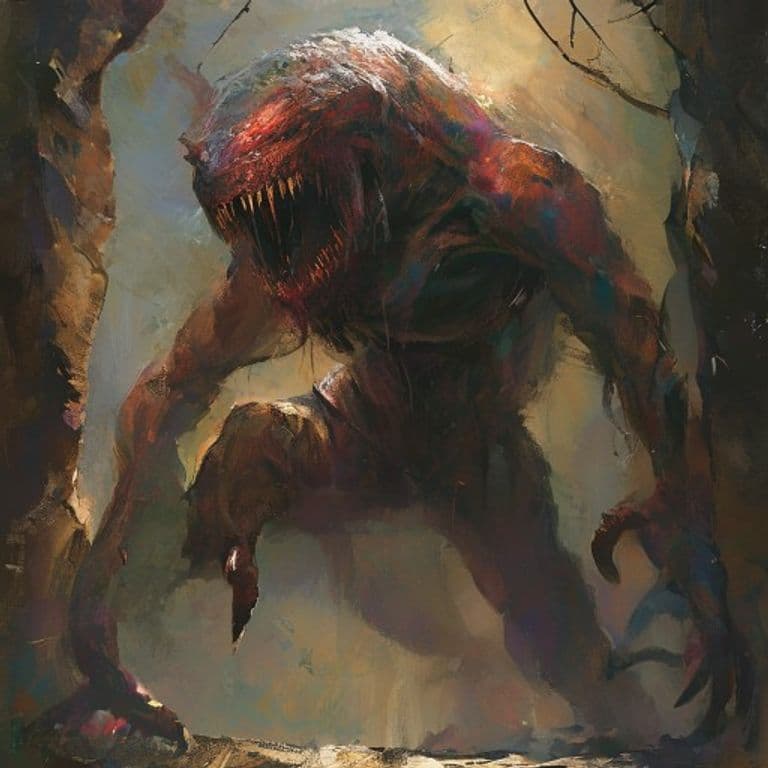 Yathon — fantasy monster illustration