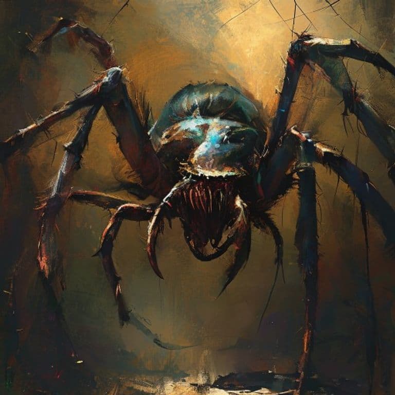 Giant Spider — fantasy monster illustration