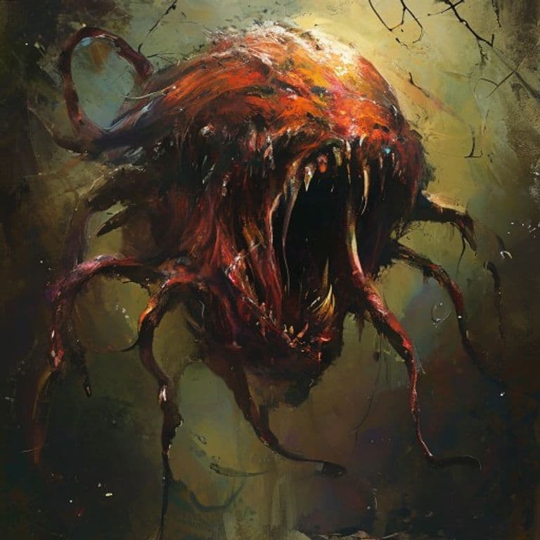 Primal Oozer — fantasy monster illustration